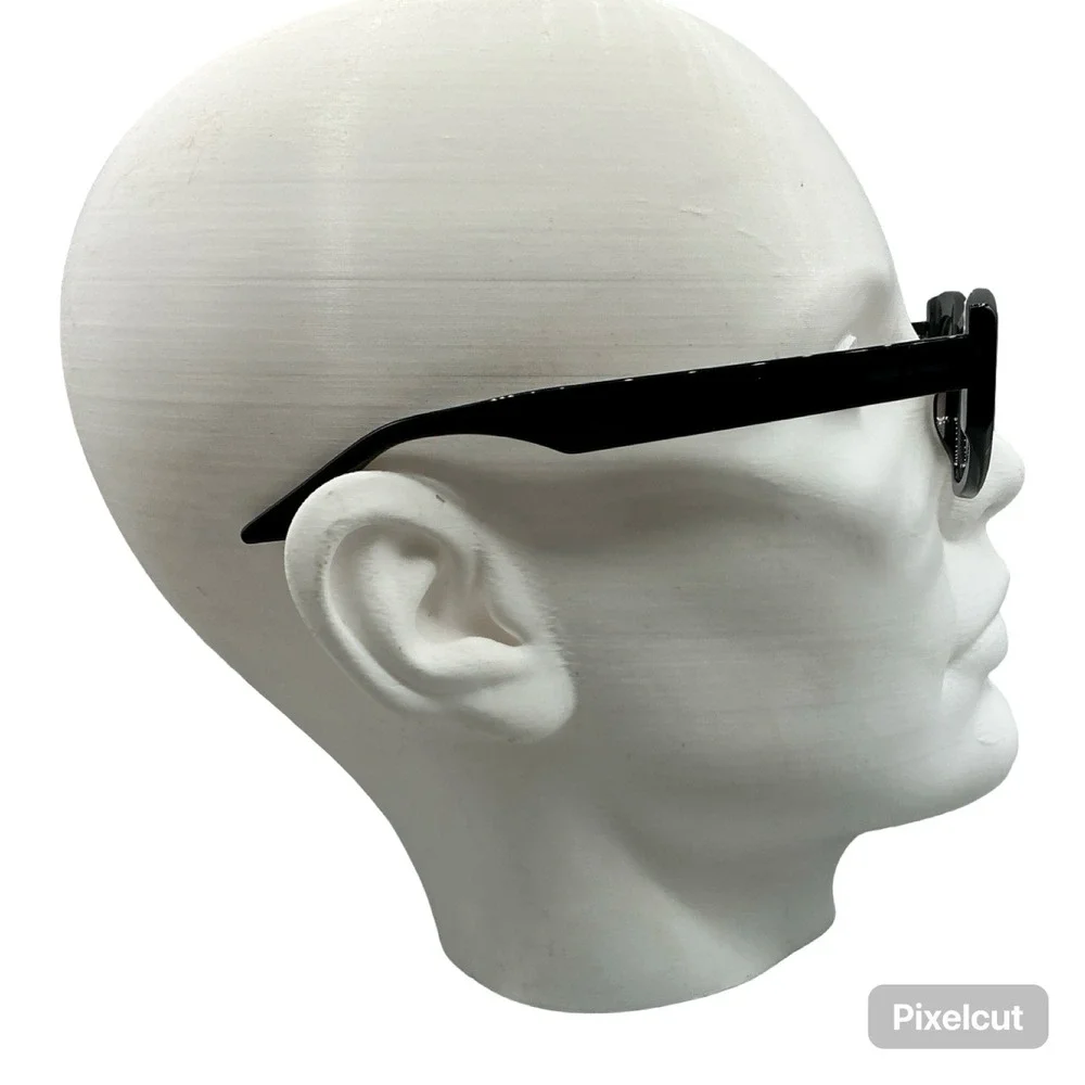 Italia Independent Bello BLK Cat Eye Eyeglasses Black Made in Italy 48-20-145‎